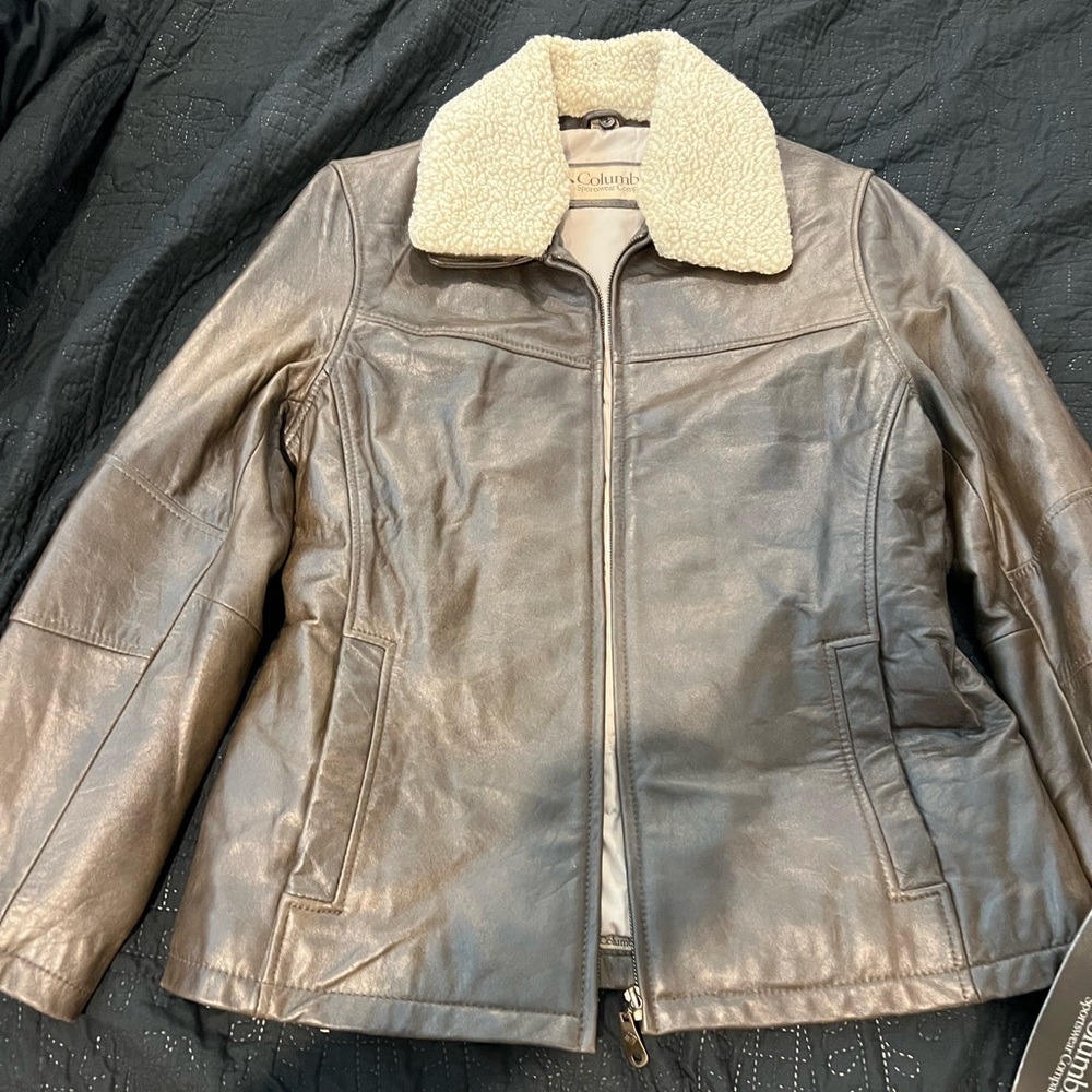 Leather Columbia Jacket
